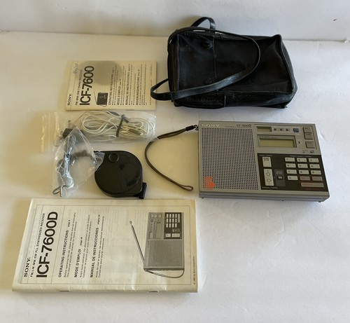 【希少・美品】SONY ICF-7600D ＋アンテナ・説明書コピー付き 希少・美品】SONY ICF-7600D ＋アンテナ・説明書コピー付き