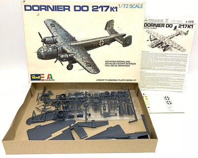 ItalaereiI Dornier Do 217 N.105 1/72 Model Kit German Bomber Airplane Italy K1