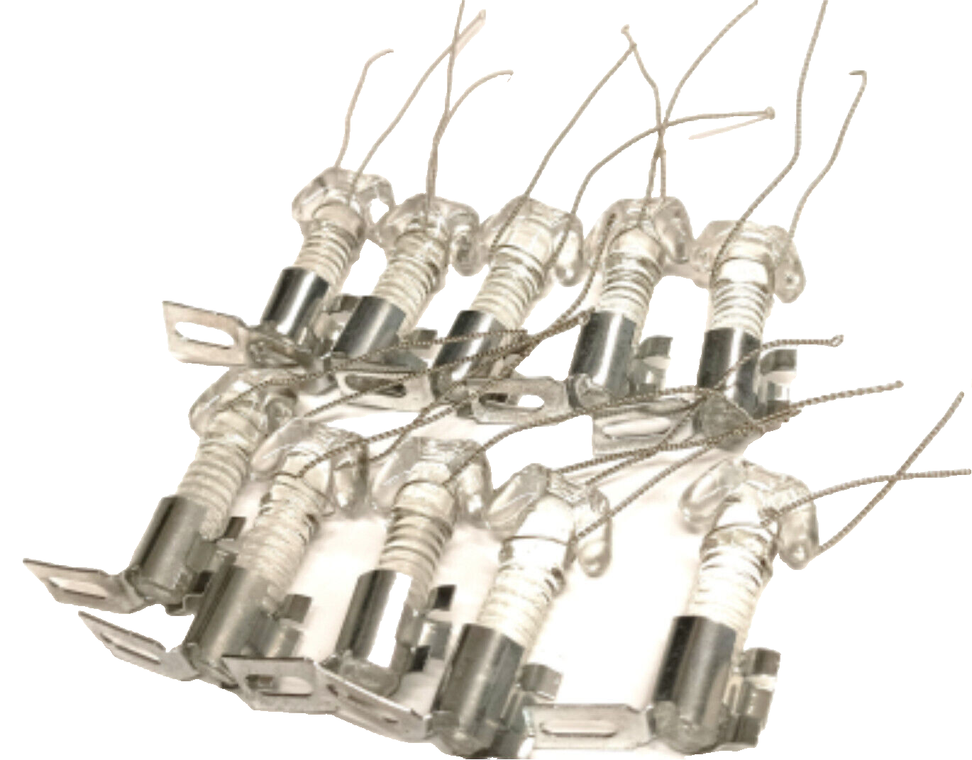 Mcmahan Neon Glass Tube Supports, 52A, 1 3/4" (Lot of 50)