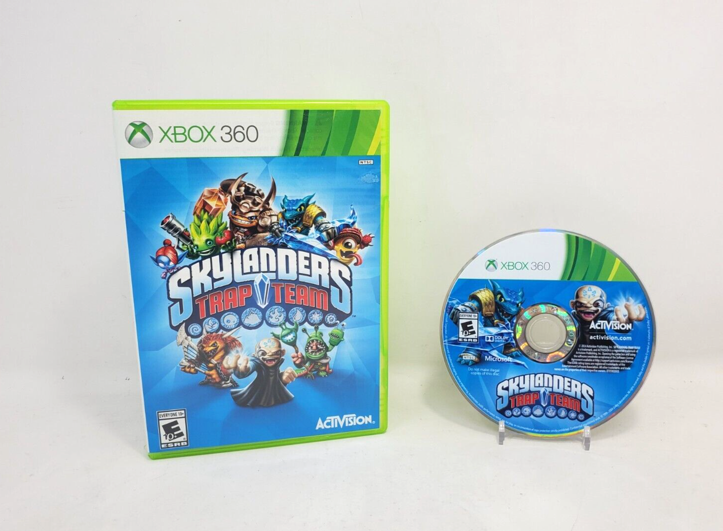 Skylanders Trap Team (Microsoft Xbox 360, 2014) Game Disc & Case