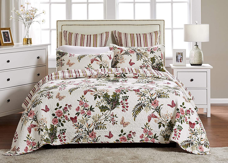 Butterflies Quilt Set, Twin, Multi