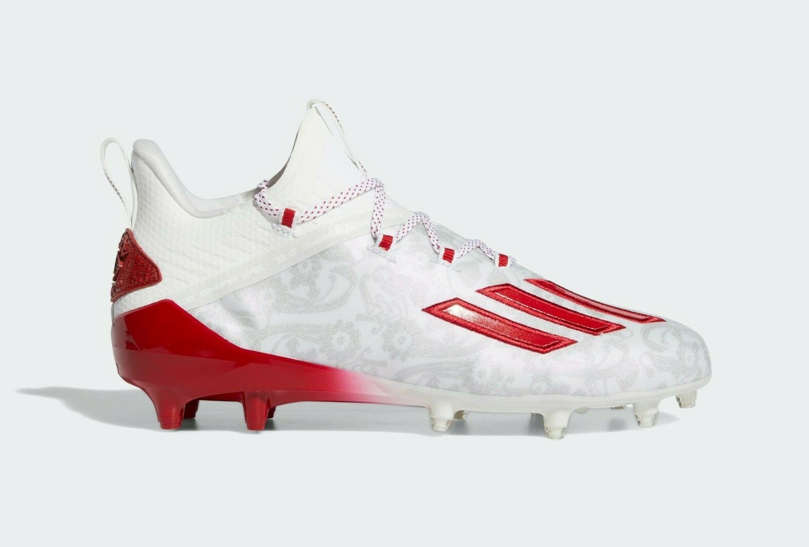 希少　adidas Primeknit サッカーシューズ 8 US Adidas Adizero 8.0 Gold White Metallic Football Cleats Men's