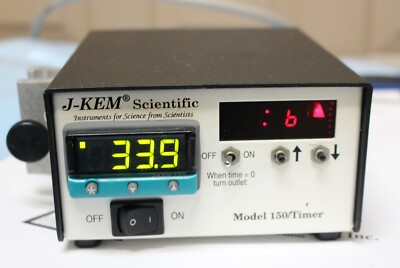 J-Kem Scientific Temperature Controller Timer Model 150/Timer w/Manual (working)