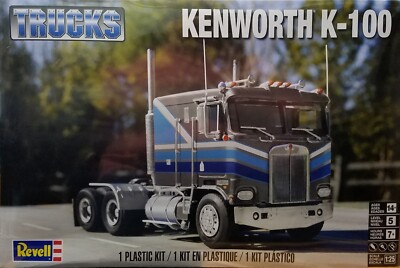 Revell 2513 Kenworth K100 Cabover 1/25th Scale Model Kit NEW 