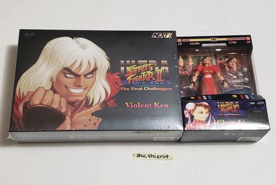 LOT SDCC 2024 Jada Toys Exclusive Street Fighter VIOLENT KEN CHUN LI Red Target