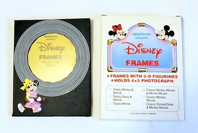 NEW IN BOX 1988 Applause Minnie Mouse Disney Photo Picture Frame 4x5