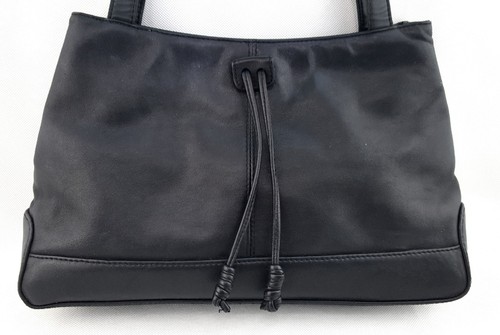 Women’s Giani Berini Purse Handbag Black Genuine Leather Shoulder