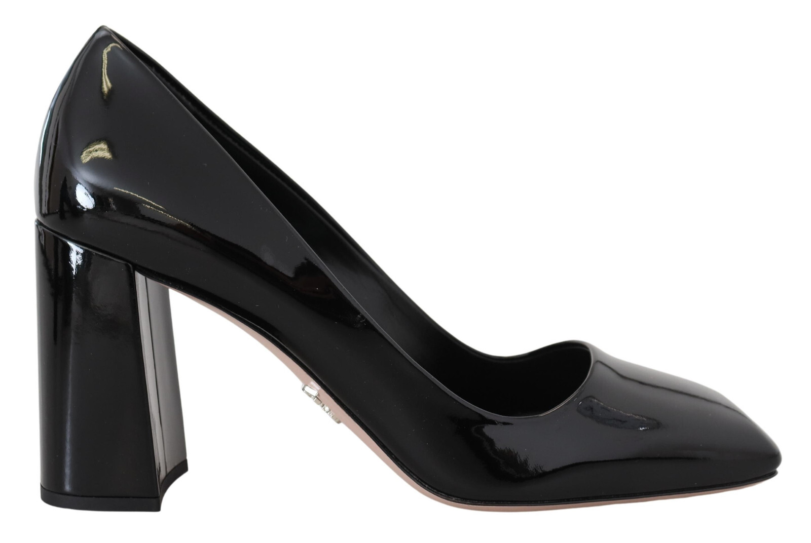 

PRADA Shoes Черные туфли-лодочки из лакированной кожи на блочном каблуке, классические EU36,5 / US6 $1200usd, Черный