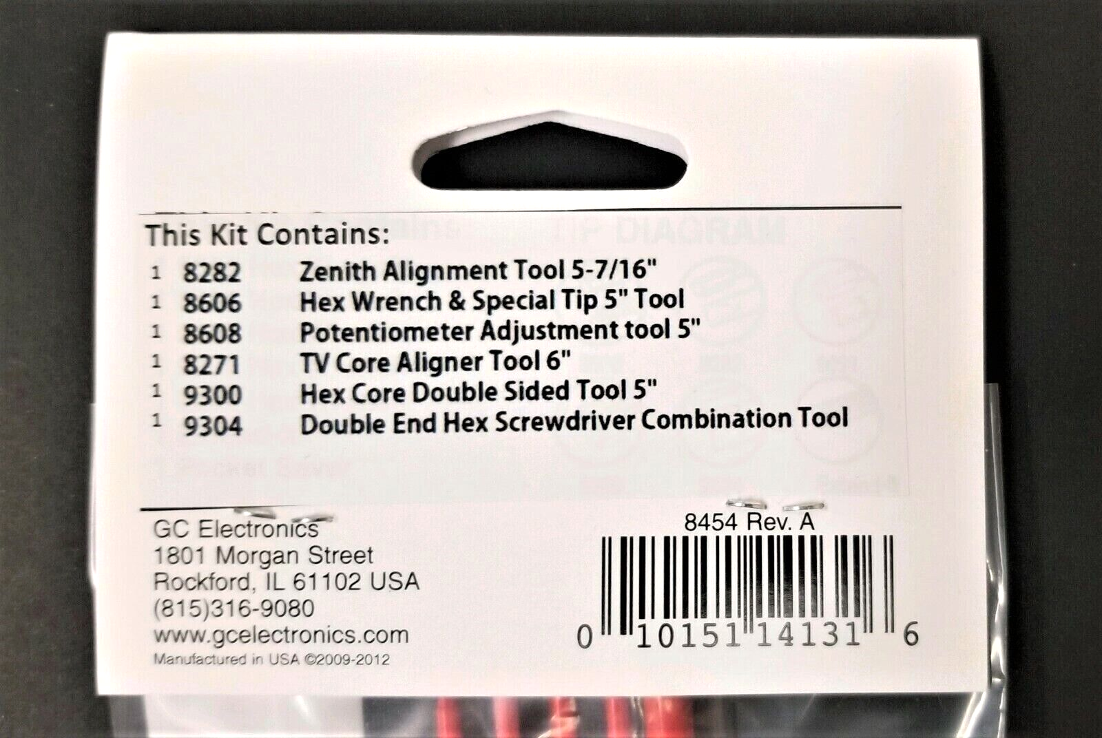 Radio & TV  Alignment Tool  & Trimmer Tool Set NEW FREE SHIPPING  63-910 & 8454