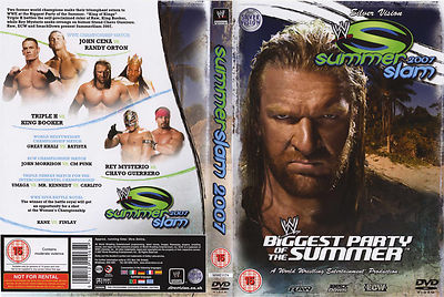 Official WWE SummerSlam 2007 DVD | eBay