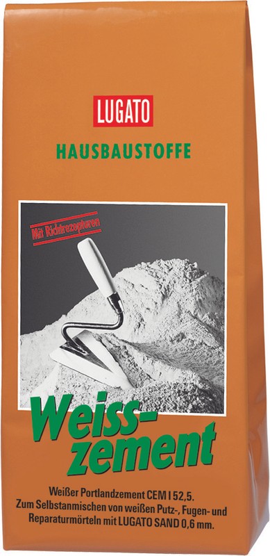 Lugato Weisszement 5 Kg Zement Weiss
