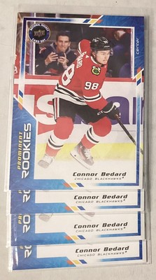 CONNOR BEDARD 2024 UD NATIONAL HOCKEY CARD DAY PROMINENT ROOKIES 4x LOT NHCD-1