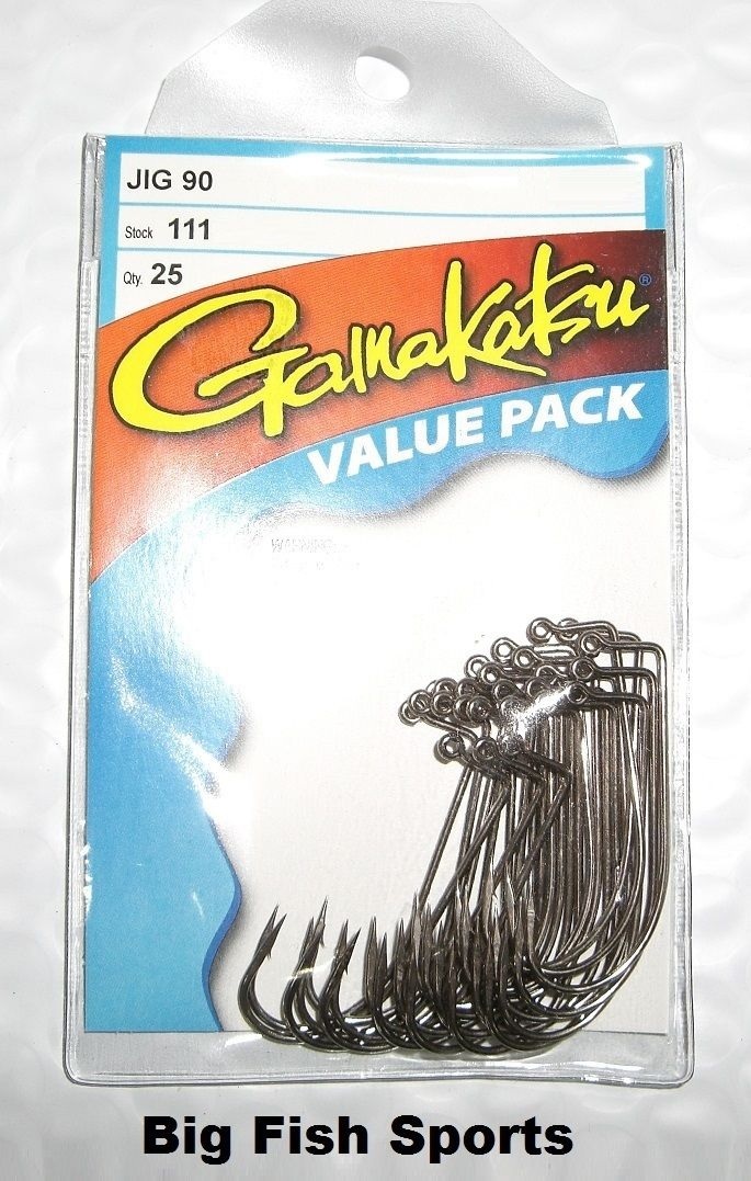 Choisissez votre taille! Gamakatsu #184 Live Bait NSB Value Pack 25 Crochets NOUVEAU