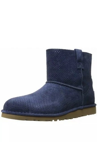未使用「UGG Australia」17371BX-BLK-L 22cm Australian UGG auzland Sheepskin Ultra Mini Platform Boots