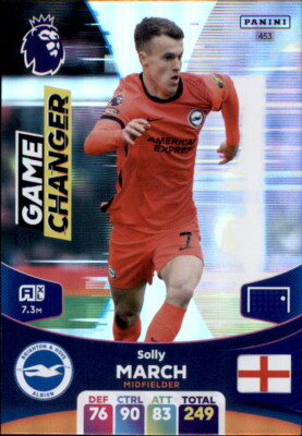 Premier League Trading Card 453 - Solly March - Game Changer - 2023/2024