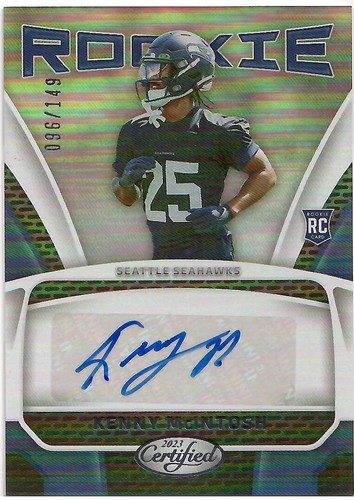 2023 Panini Certified Kenny McIntosh #RS-34