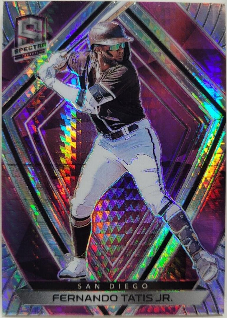 2020 Panini Chronicles - Spectra Fernando Tatís Jr. #16 Neon Pink Prizm ...
