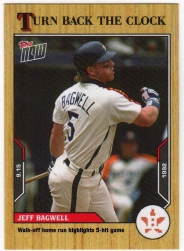 2021 Topps Now Turn Back the Clock - Jeff Bagwell #168