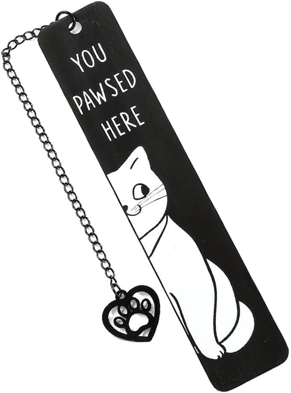 Cat Bookmark for Book Lovers - Gifts for Women & Men, Bestie & Friend, Funny Cat