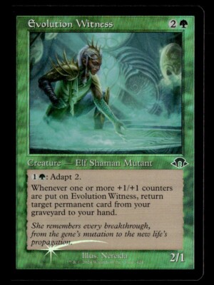 MTG - Evolution Witness - Retro Frame - Modern Horizons 3 - Near Mint FOIL