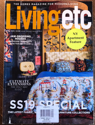 Living Etc Magazine April 2019 NY Apartment Feature SS19 Special