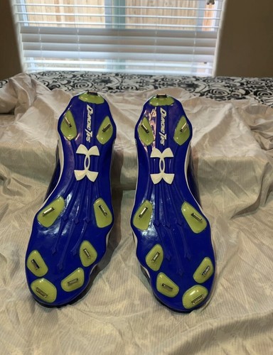 Under armour And Addidas Cleats Lot Of 2 Both Are Baseball Cleats Size 12