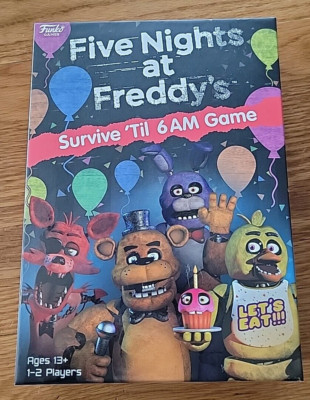 NEW SEALED Funko signature Five Nights at Freddys Survive till 6AM Board Game