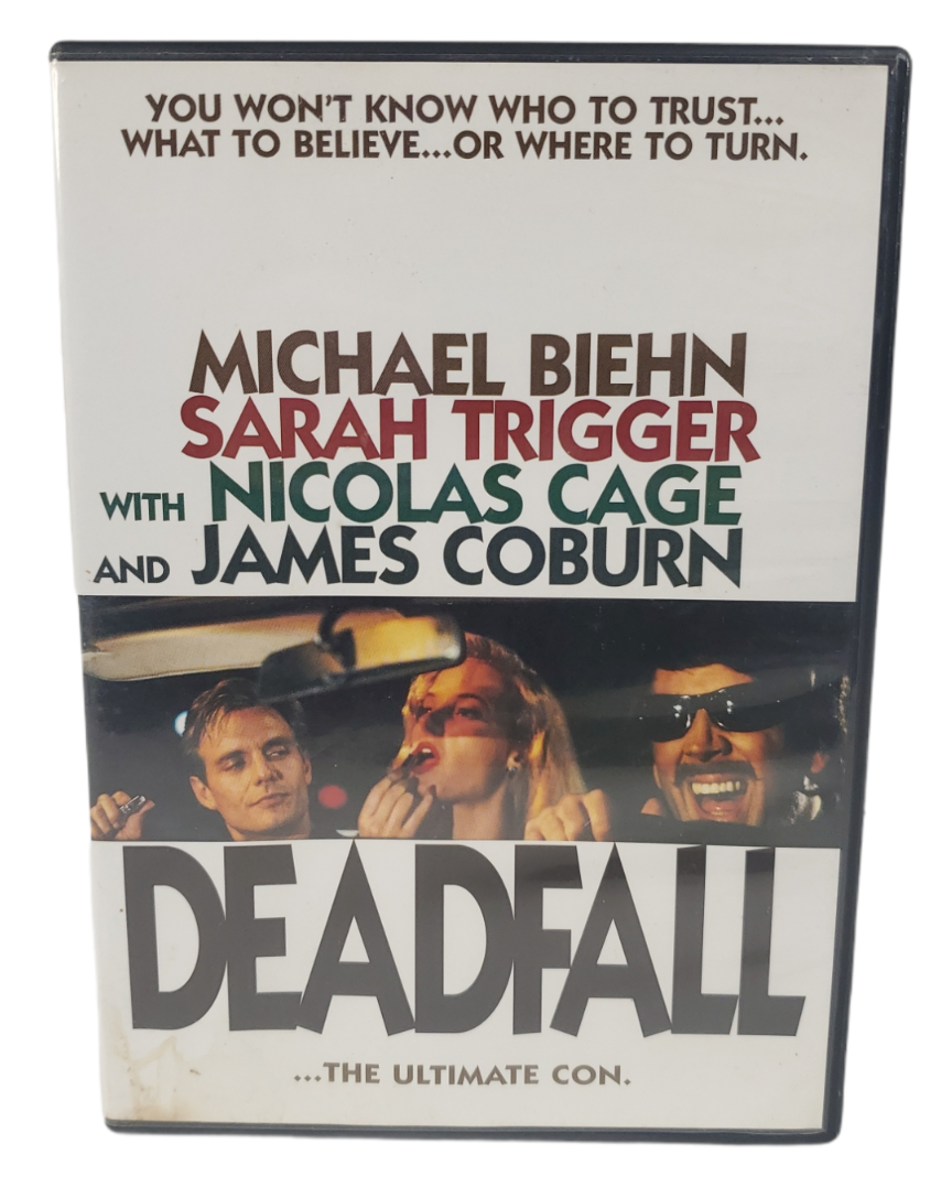 DEADFALL (Full Screen DVD, 2000) Rare OOP With Case Tested