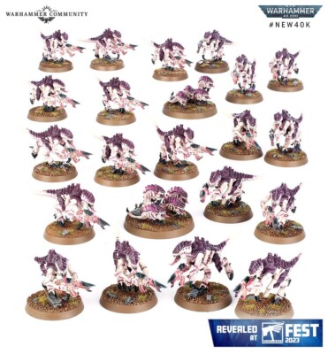 Warhammer 40k Tyranids TERMAGANTS (x20) Rippers (x2) NEW On Sprue Tyranid Troops