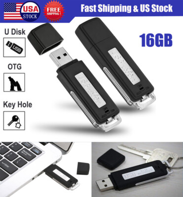32GB Voice Recorder Digital Audio Device Sound Tape Dictaphone MP3 Flash Drive