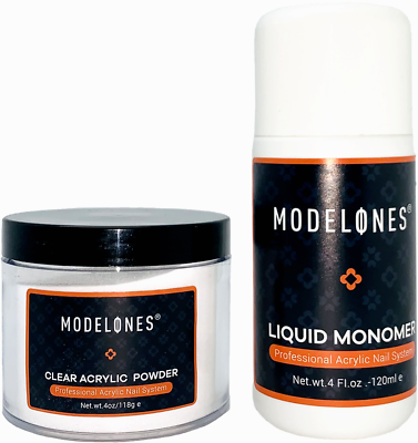 Modelones clear acrylic powder outlet
