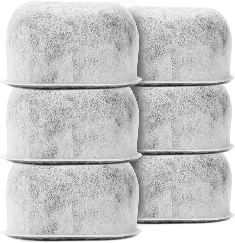 Pack of 6 Replacement Charcoal Water Filters for All Cuisinart Coffee Machines -