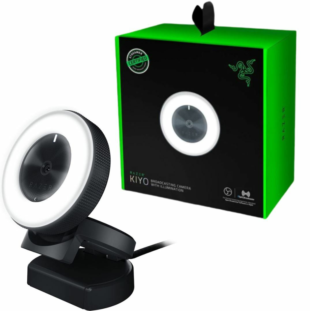 Razer Kiyo Full HD 1080p Streaming Camera With Ring Light