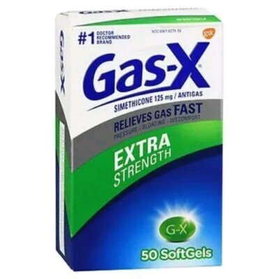Gas-X Softgels Extra Strength 50 softgels by Gas-X exp. 1/2025
