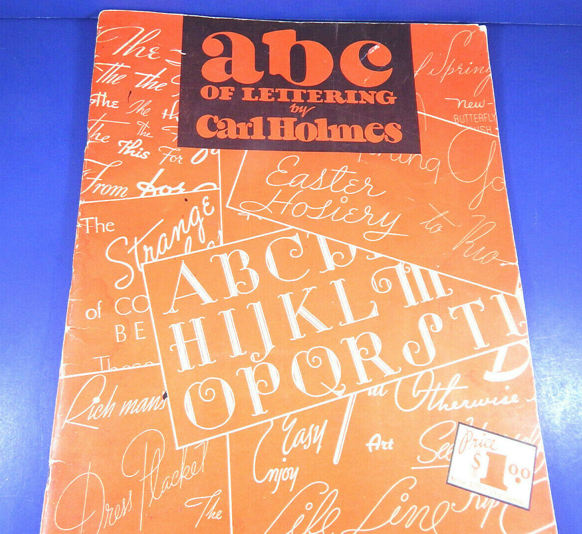 Vintage ABC of Lettering by Carl Holmes Calligraphy