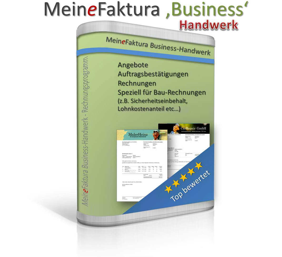 Handwerker Rechnungssoftware Rechnungswesen Rechnungsprogramm Rechnungs-Programm