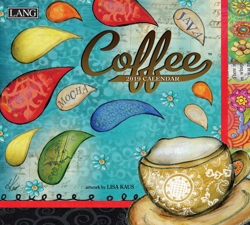 Lang Coffee 2019 Wall Calendar Office Wall Calendar 19991001853