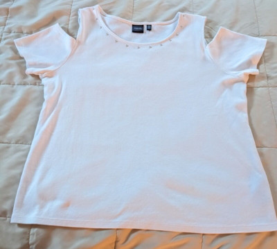 WOMEN'S RAFAELLA STUDIO TOP - WHITE