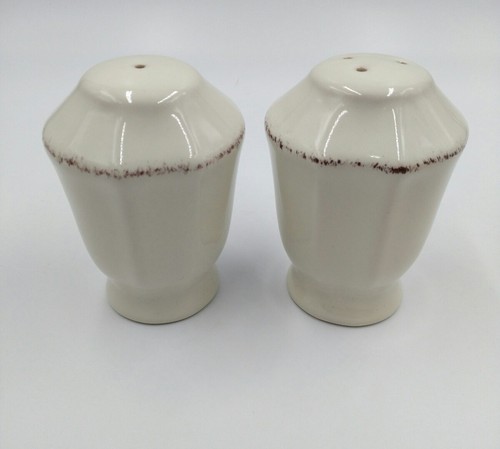 Nina Campbell PROVENCE IVORY Salt & Pepper Shakers
