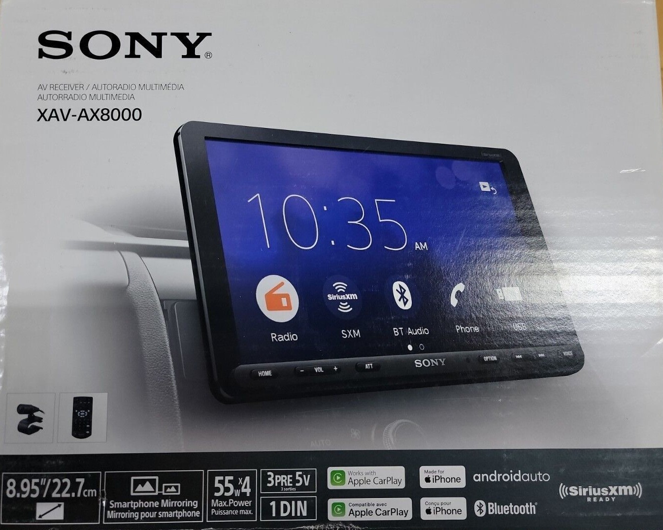SONY XAV-AX8100 1DIN ディスプレイオーディオ 中古