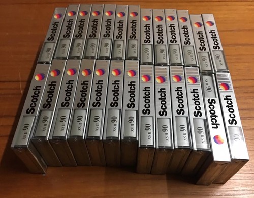 x26 SCOTCH XS II 90 Vintage Sealed Cassette Tapes