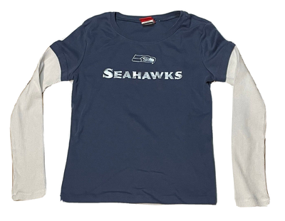 Women's long clearance sleeve seahawks shirt