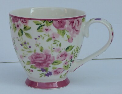 THE ENGLISH MUG CO FINE CHINA 12 OZ COFFEE TEA FOOTED MUG NEW AUTHENTIC