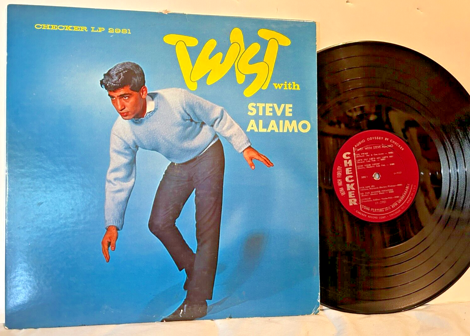 Steve Alaimo LP Twist with Steve Alaimo, Original Deep