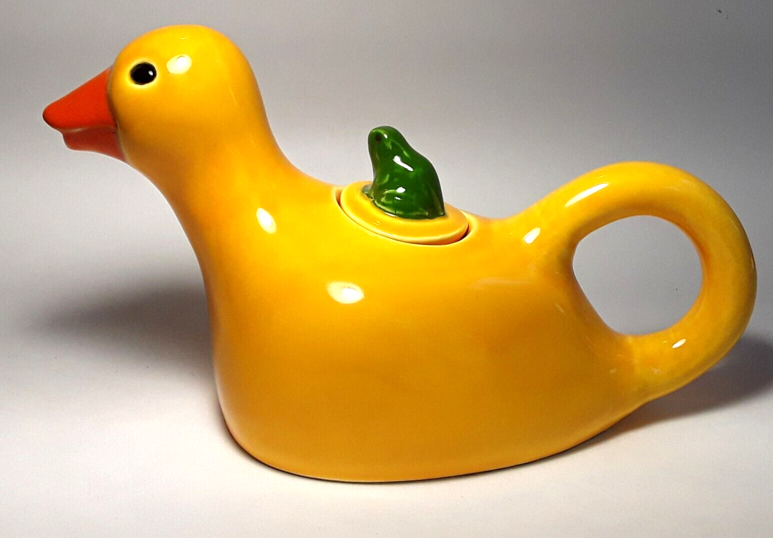 Handmade Unique Heavy Rustic Iron Duck Shape Teapot n350S Handmade Unique Heavy Rustic Iron Duck Shape Teapot n350S