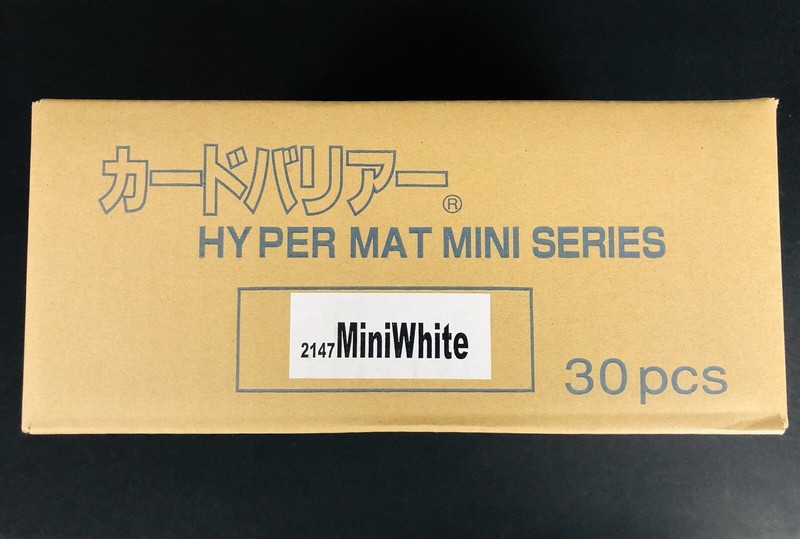 KMC HYPER MAT MINI CASE! (WHITE) 30 PACKS - 60 SLEEVES EACH - YUGIOH / CARDFIGHT
