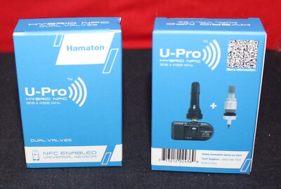 (2) Hamaton U PRO Hybrid TPMS NFC Dual Valve Programable HTS-A78ED/HTS2400