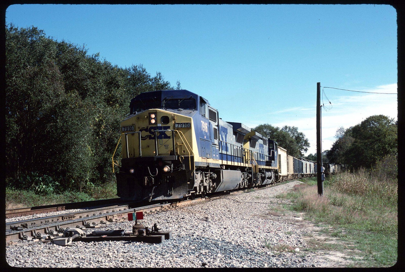 Original Rail Slide - CSXT 7916+ Edison FL 1-5-1999 | eBay
