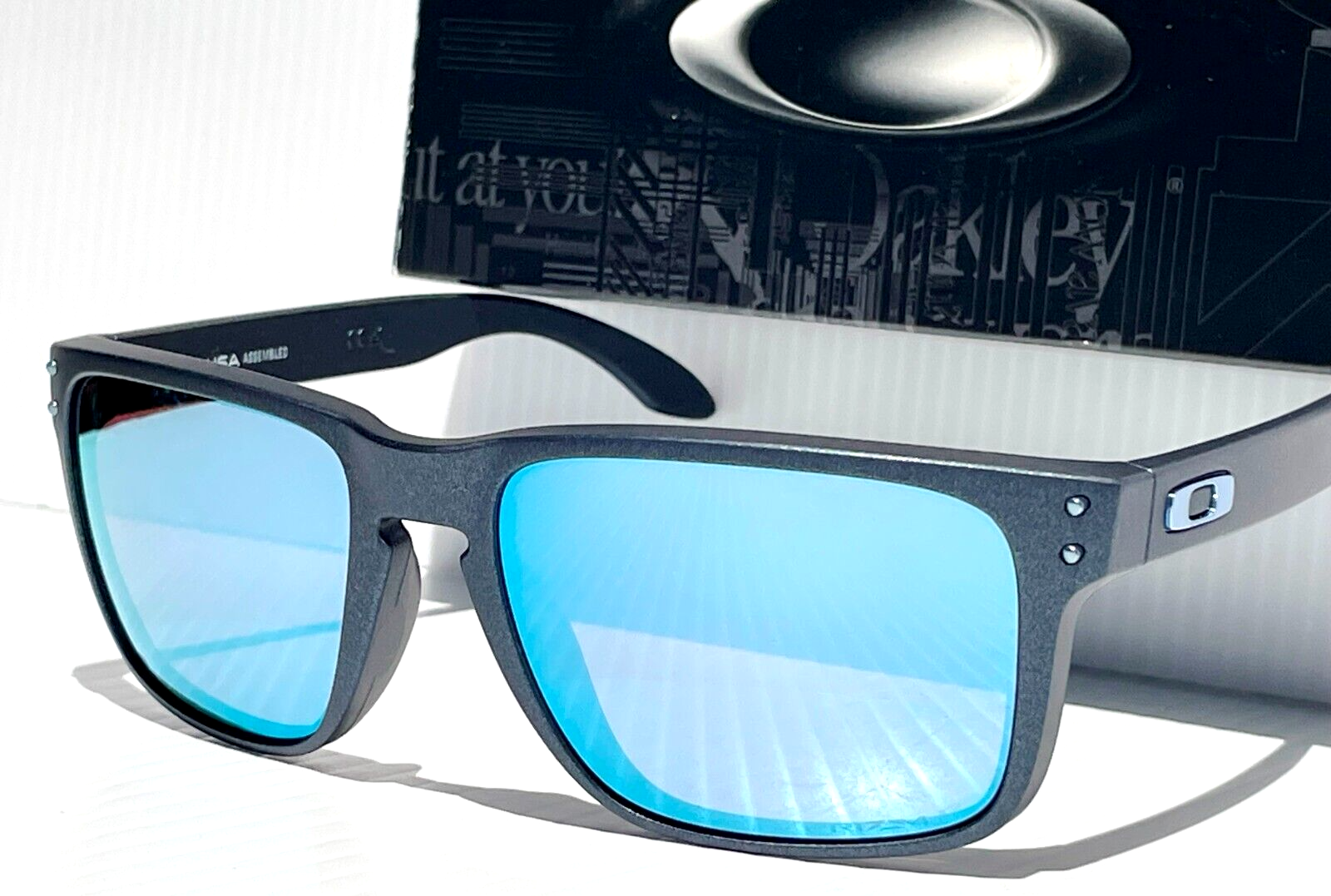 NEW Oakley HOLBROOK XL Blue Steel POLARIZED PRIZM Deep Water NEW Oakley HOLBROOK XL Blue Steel POLARIZED PRIZM Deep Water