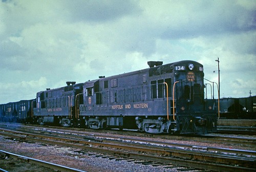 NORFOLK and WESTERN RAILROAD ~ LOCOMOTIVES #214 - #831
